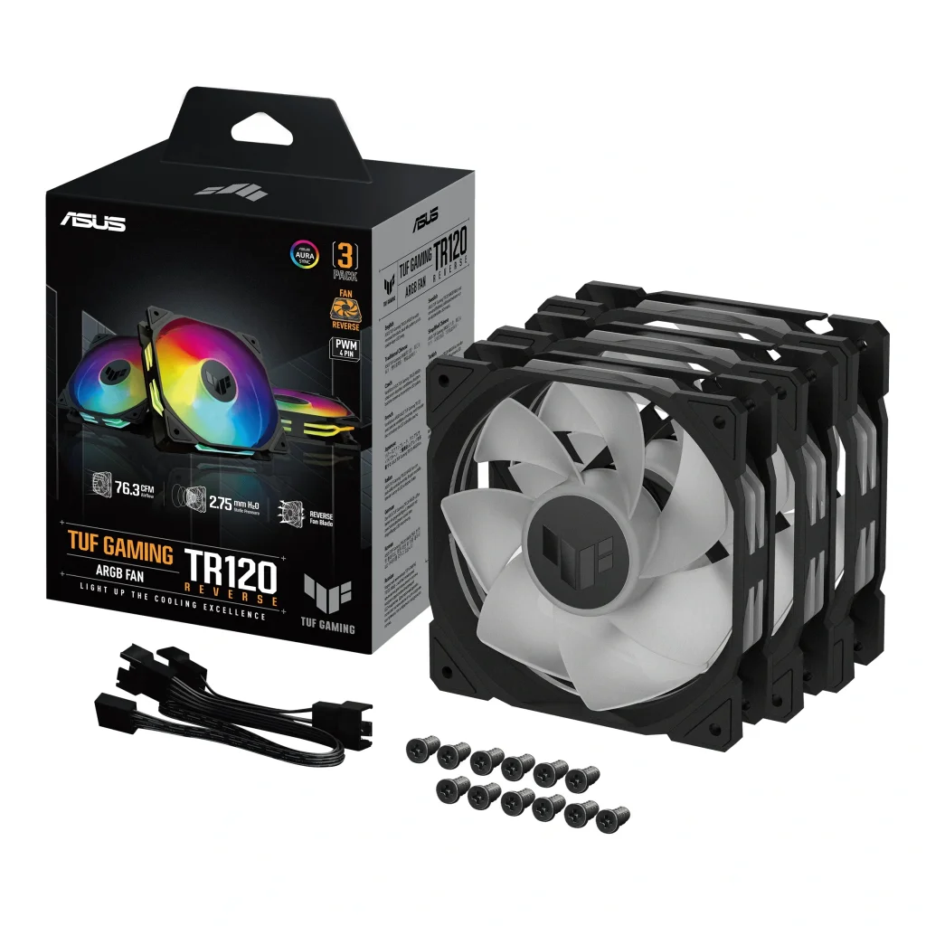 Вентилятор Asus TUF Gaming TR120 ARGB Reverse Black (90DA00D0-B09000) UA