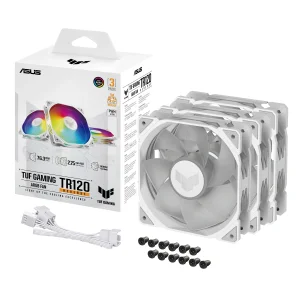Вентилятор Asus TUF Gaming TR120 ARGB Reverse White (90DA00D3-B09000) UA