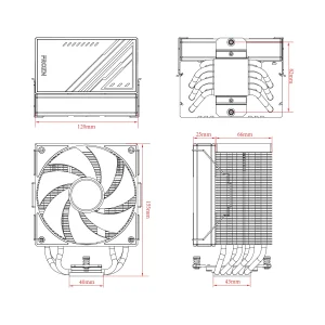 Кулер процесорний ID-Cooling Frozn A610 Black UA