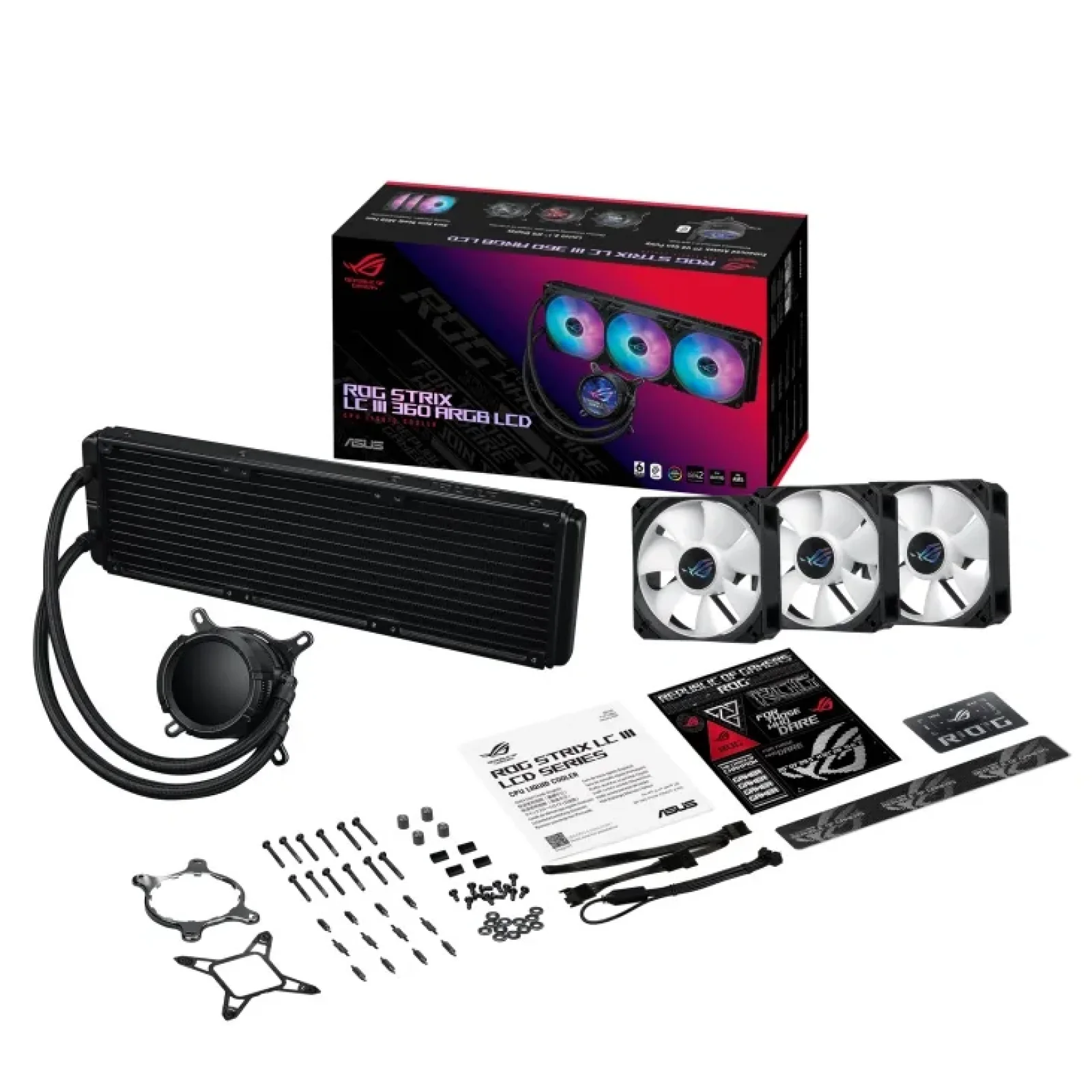 Система водяного охлаждения Asus ROG Strix LC III 360 ARGB LCD (90RC00W1-M0UAY0) UA