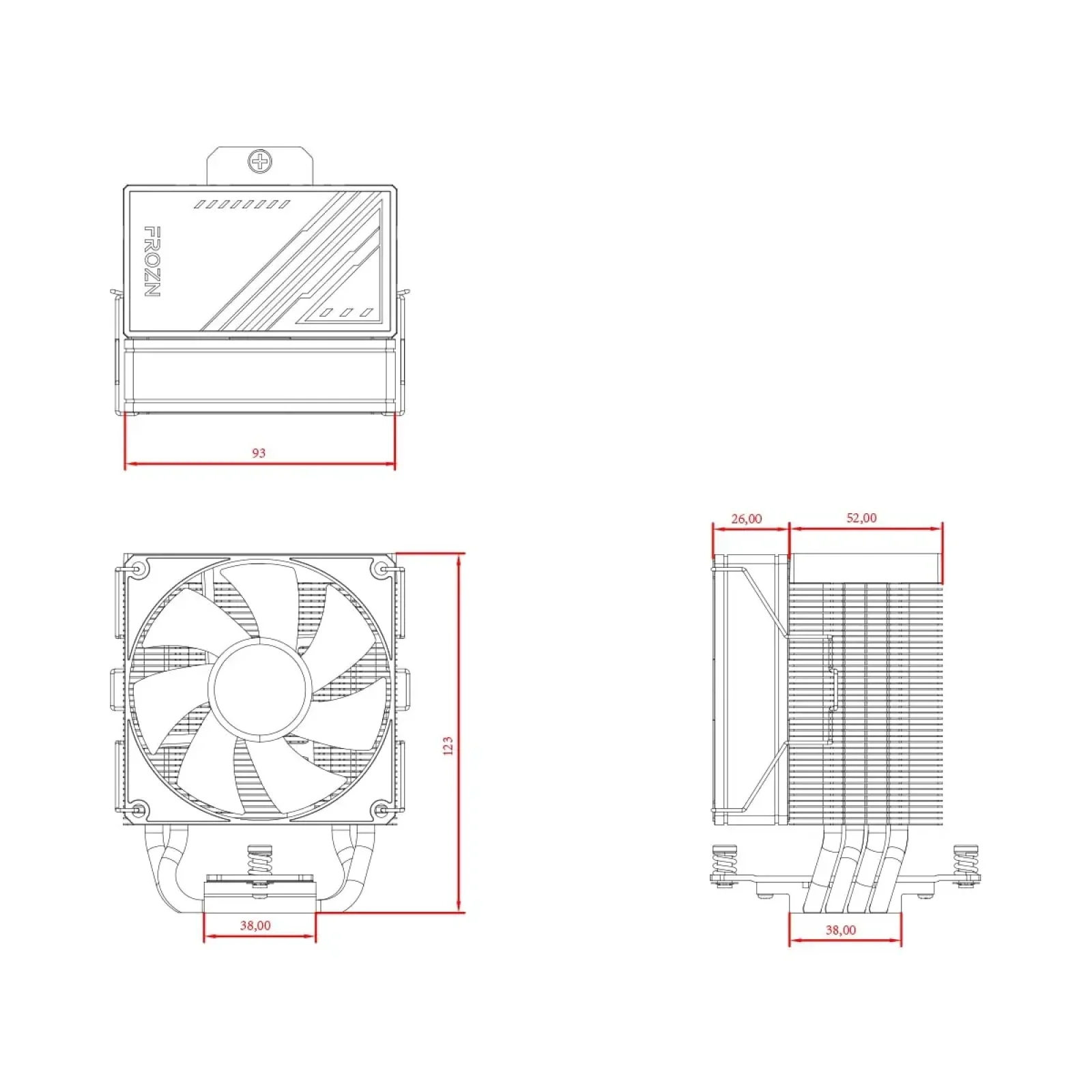 Кулер процесорний ID-Cooling Frozn A400 ARGB UA