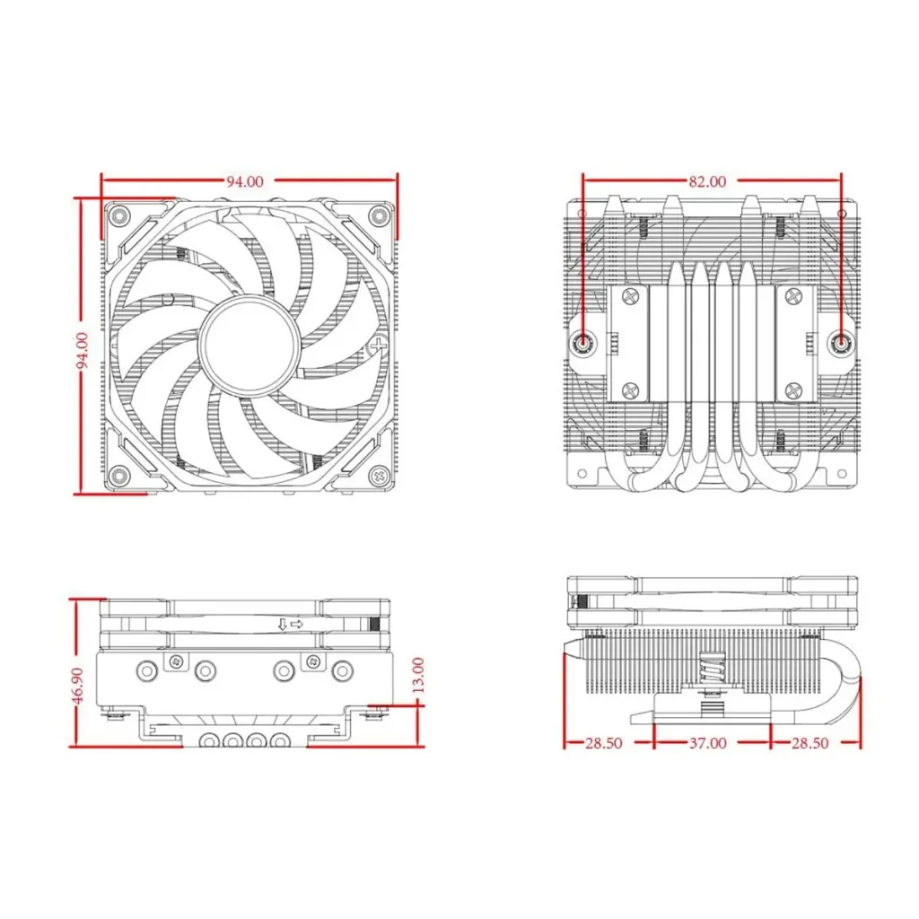 Кулер процесорний ID-Cooling IS-40-XT Black UA