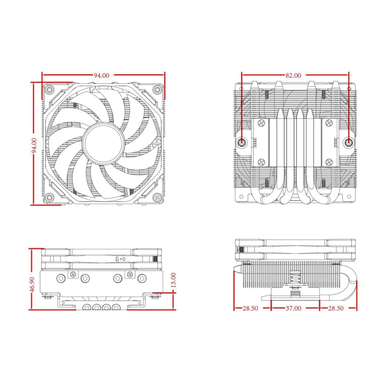 Кулер процесорний ID-Cooling IS-40-XT Black UA