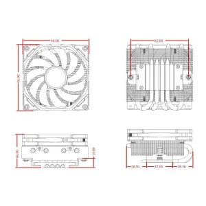 Кулер процесорний ID-Cooling IS-40-XT Black UA