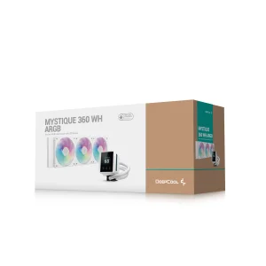 Система водяного охлаждения DeepCool Mystique 360 ARGB White (R-LX360-WHDSNMCP-G-1) UA