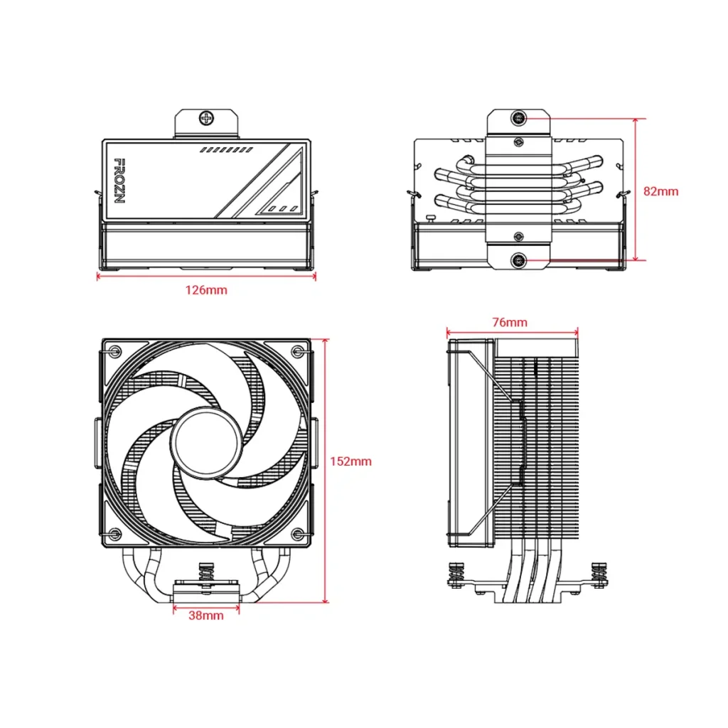 Кулер процесорний ID-Cooling Frozn A410 SE ARGB UA