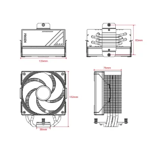 Кулер процесорний ID-Cooling Frozn A410 SE ARGB UA