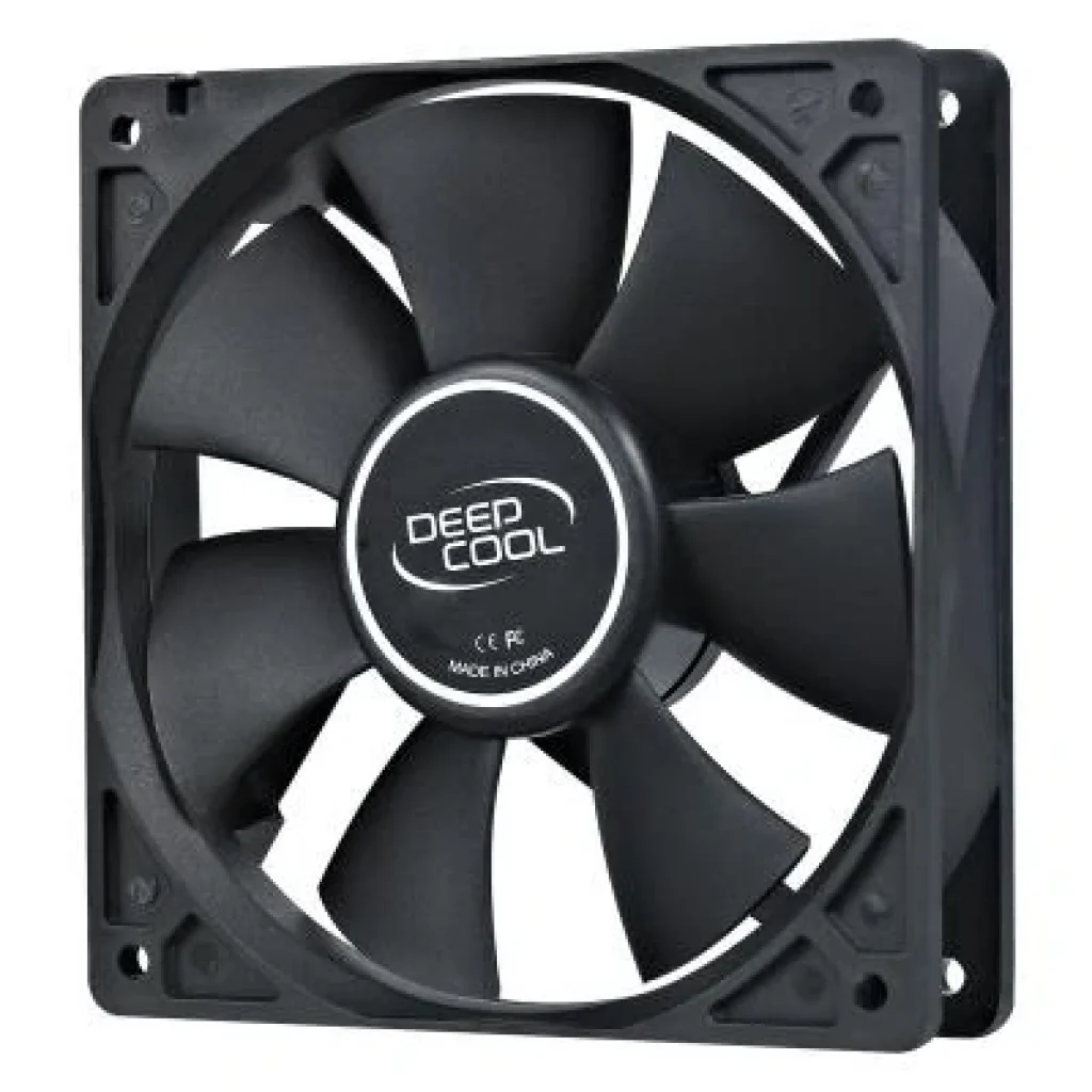 Вентилятор DeepCool XFAN 120, 120х120х25мм, 3-pin+Molex, черный, DP-FDC-XF120 UA