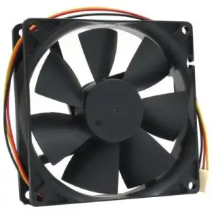 Вентилятор Titan TFD-9225 L 12 Z, 92х92х25мм, 3-pin, чорний UA