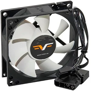 Вентилятор Frime (FWF80HB3) 80x80x25мм, 3-pin+Molex, Black/White UA