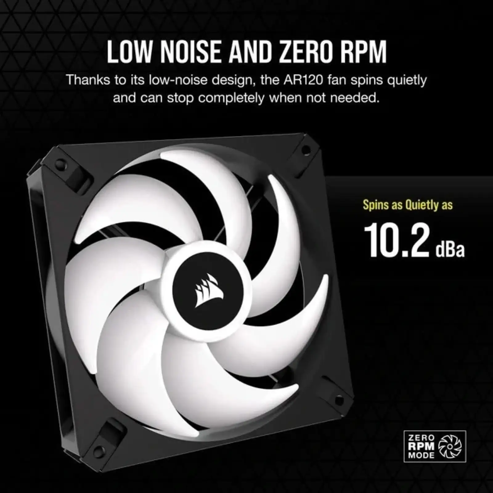 Вентилятор Corsair iCUE AR120 Digital RGB Black (CO-9050166-WW), 120x120x15мм, 4-pin PWM, чорний UA