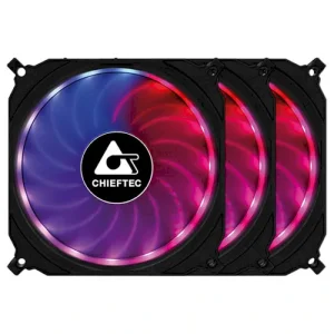 Набір вентиляторів Chieftec Tornado RGB 3in1 (CF-3012-RGB), 120x120x25, 6pin UA