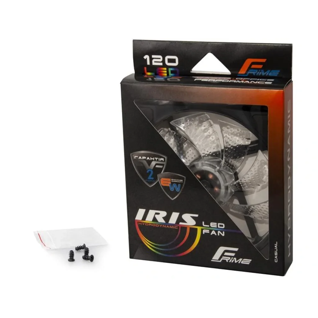Вентилятор Frime Iris LED Fan 15LED Azure (FLF-HB120A15) UA