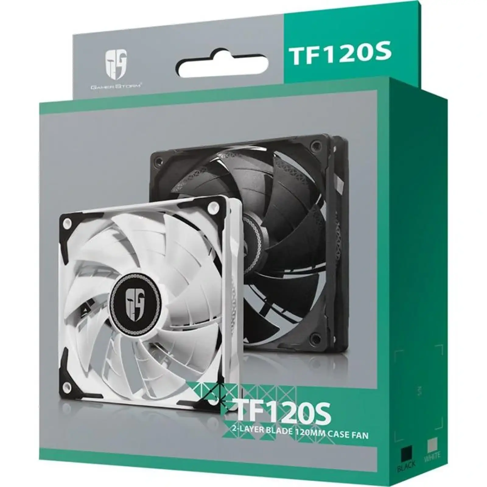 Вентилятор DeepCool Gamer Storm TF120S White, 120x120x25мм, 4pin, білий, DP-GS-H12FDB-TF120S-WH UA