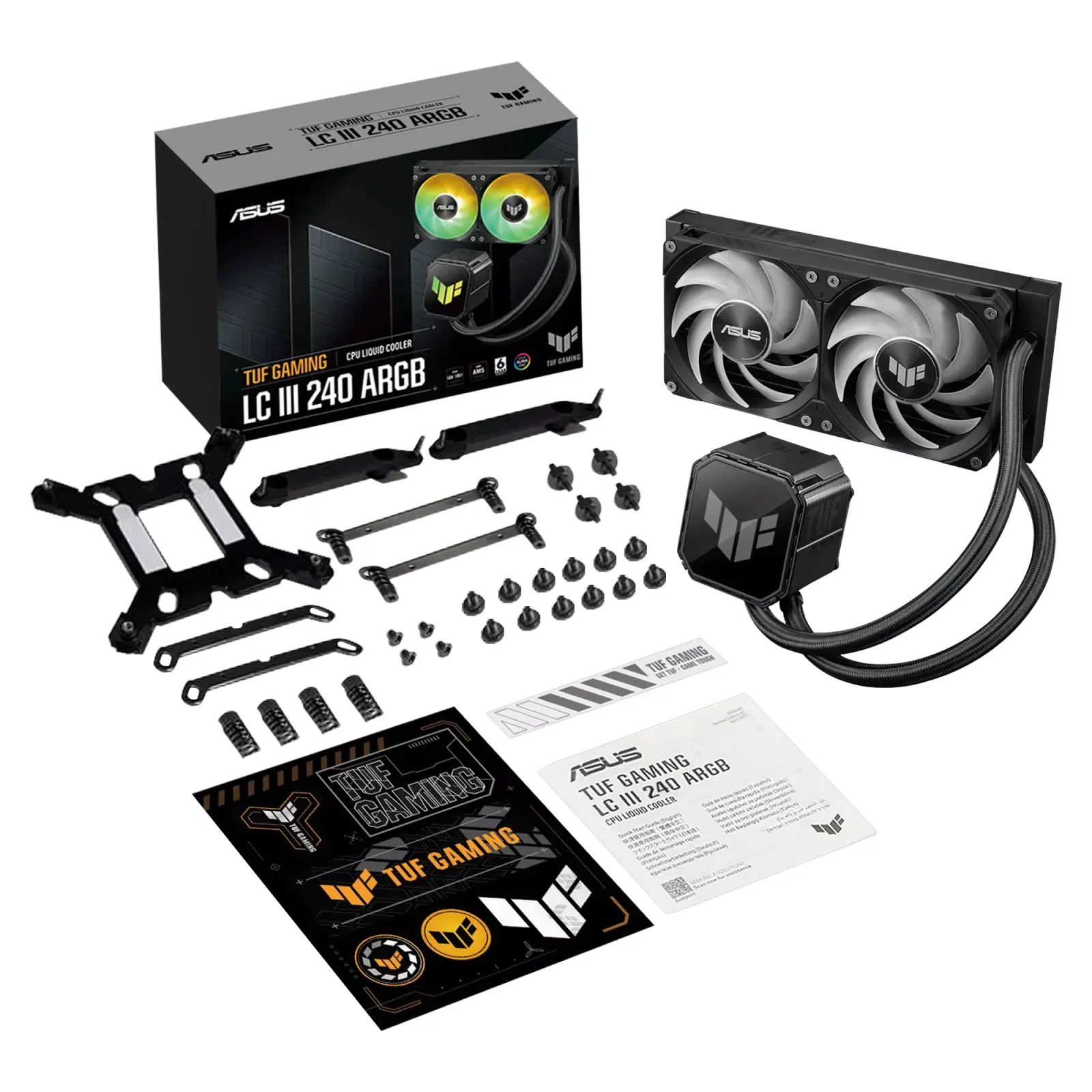 Система водяного охолодження Asus TUF Gaming LC III 240 ARGB (90RC01J1-B0EAY0) UA