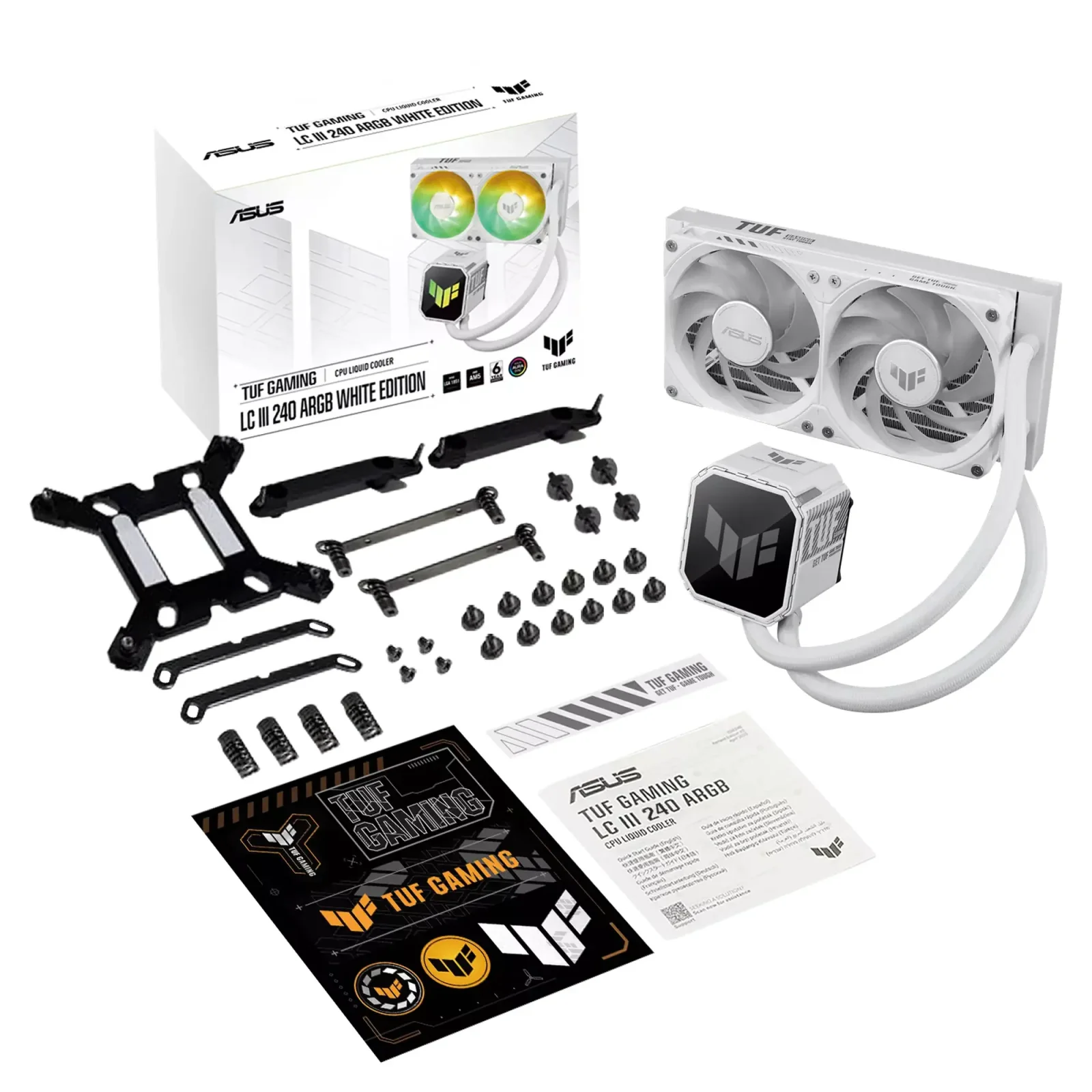 Система водяного охолодження Asus TUF Gaming LC III 240 ARGB White (90RC01J2-B0EAY0) UA