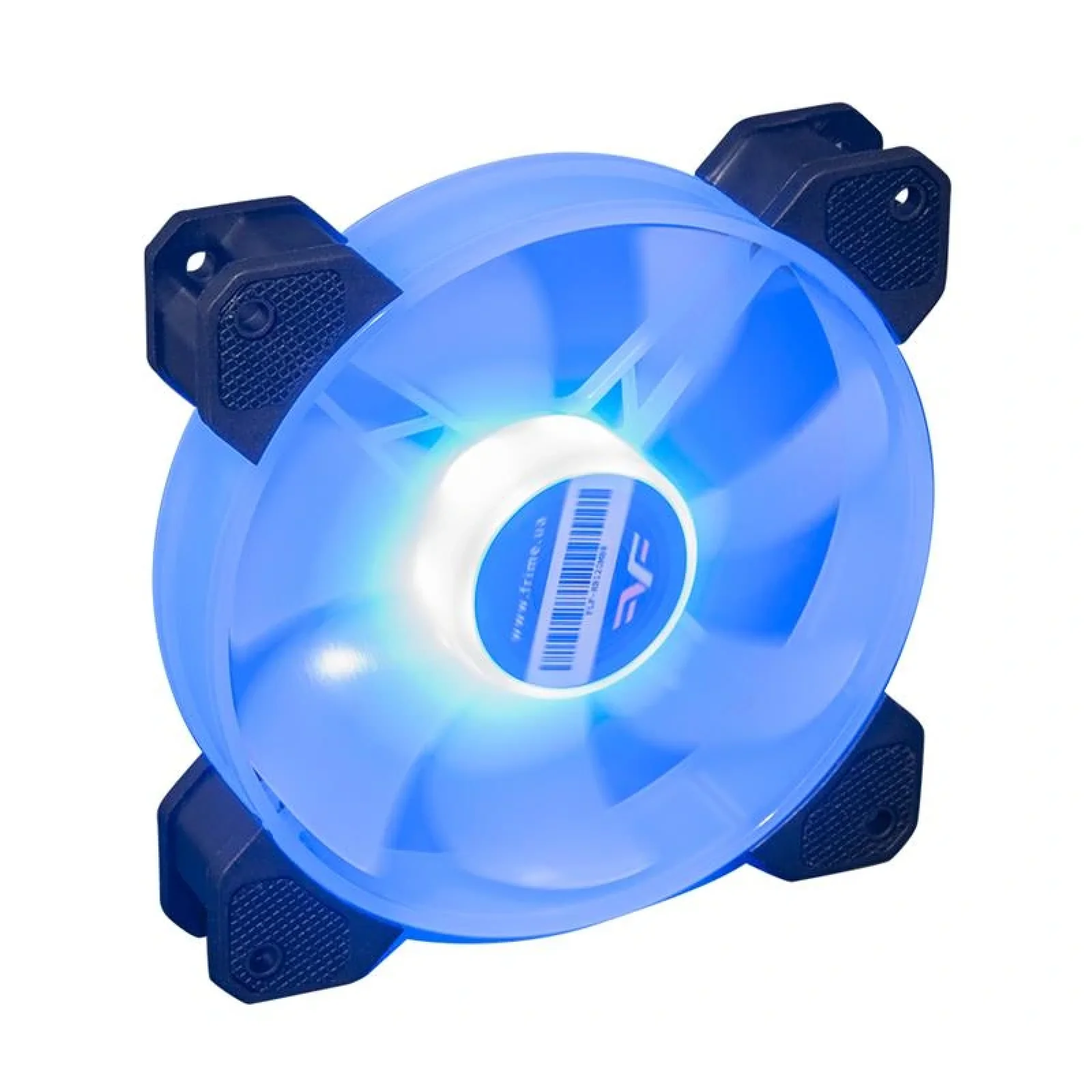 Вентилятор Frime Iris LED Fan Mid Blue (FLF-HB120MB8), 120х120х25 мм, 3-pin Molex, Blue UA
