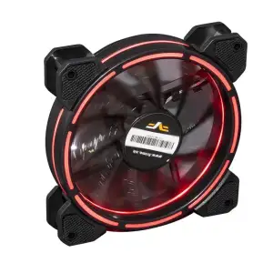 Вентилятор Frime Iris LED Fan Think Ring Red (FLF-HB120TRR16), 120х120х25 мм, 3-pin Molex, Black UA