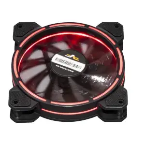 Вентилятор Frime Iris LED Fan Think Ring Red (FLF-HB120TRR16), 120х120х25 мм, 3-pin Molex, Black UA