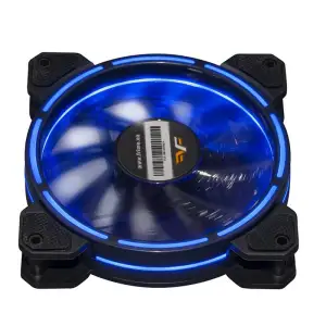 Вентилятор Frime Iris LED Fan Think Ring Blue (FLF-HB120TRB16), 120х120х25 мм, 3-pin Molex, Black UA