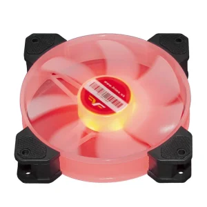 Вентилятор Frime Iris LED Fan Mid Red (FLF-HB120MR8), 120х120х25 мм, 3-pin Molex, Black/White UA