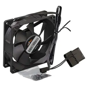 Вентилятор Frime (FF8025BB20) 80x80x25мм, 3pin+Molex, Black UA
