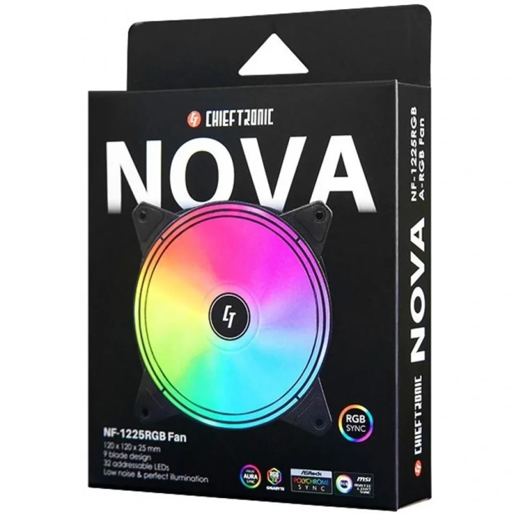 Вентилятор Chieftec Nova NF-1225RGB UA