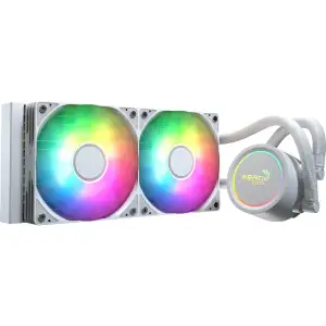Система водяного охлаждения AeroCool Abyss L240R White (ACLA-AB24117.21) UA