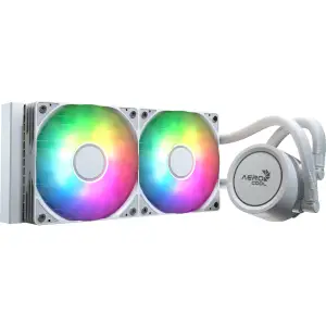 Система водяного охолодження AeroCool Abyss L240R White (ACLA-AB24117.21) UA