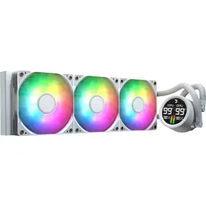 Система водяного охлаждения AeroCool Abyss L360R Digi White (ACLA-AD36117.21) UA