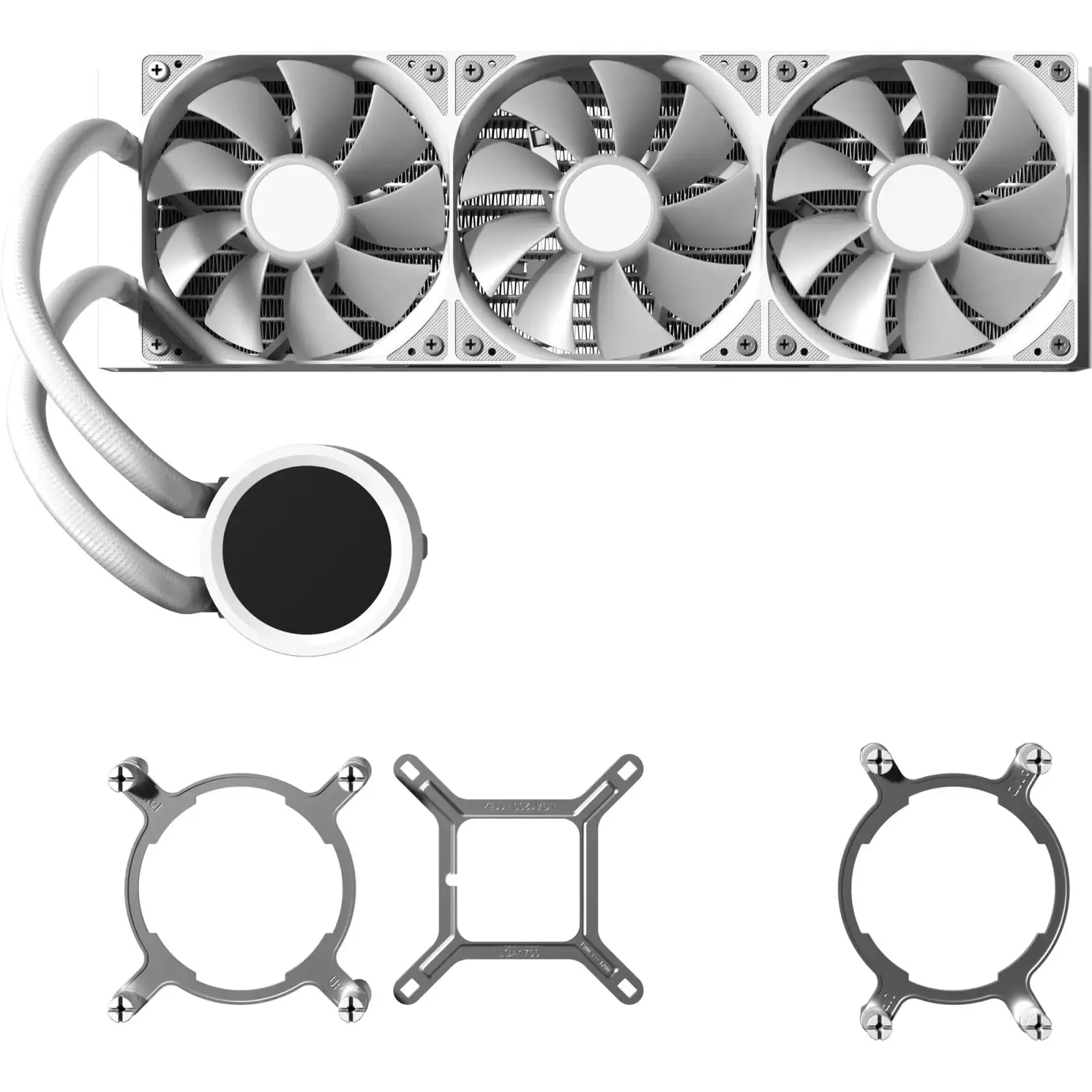 Система водяного охолодження AeroCool Abyss L360R Digi White (ACLA-AD36117.21) UA
