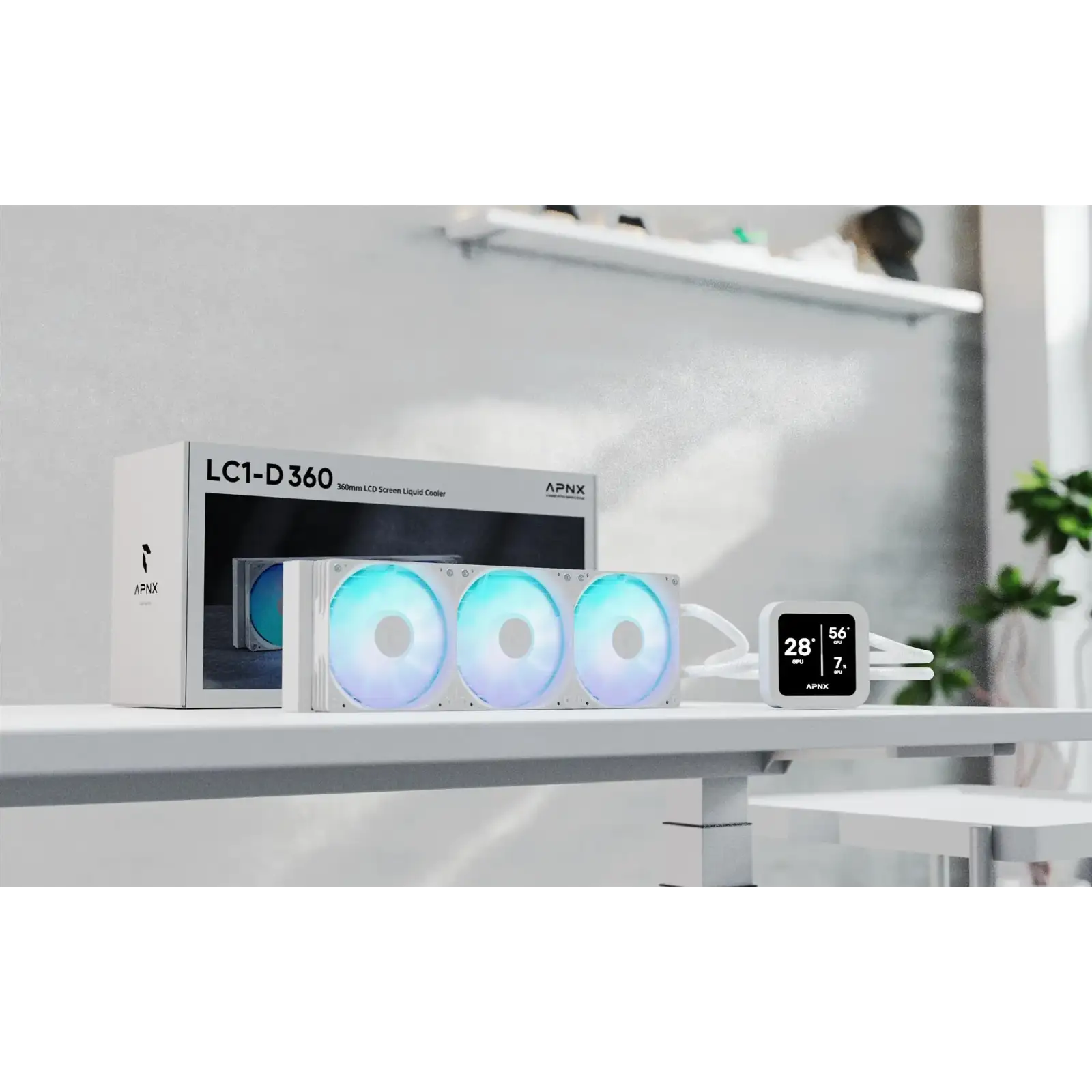 Система водяного охолодження APNX LC1-D 360 WH (APLA-SV36117.21) UA