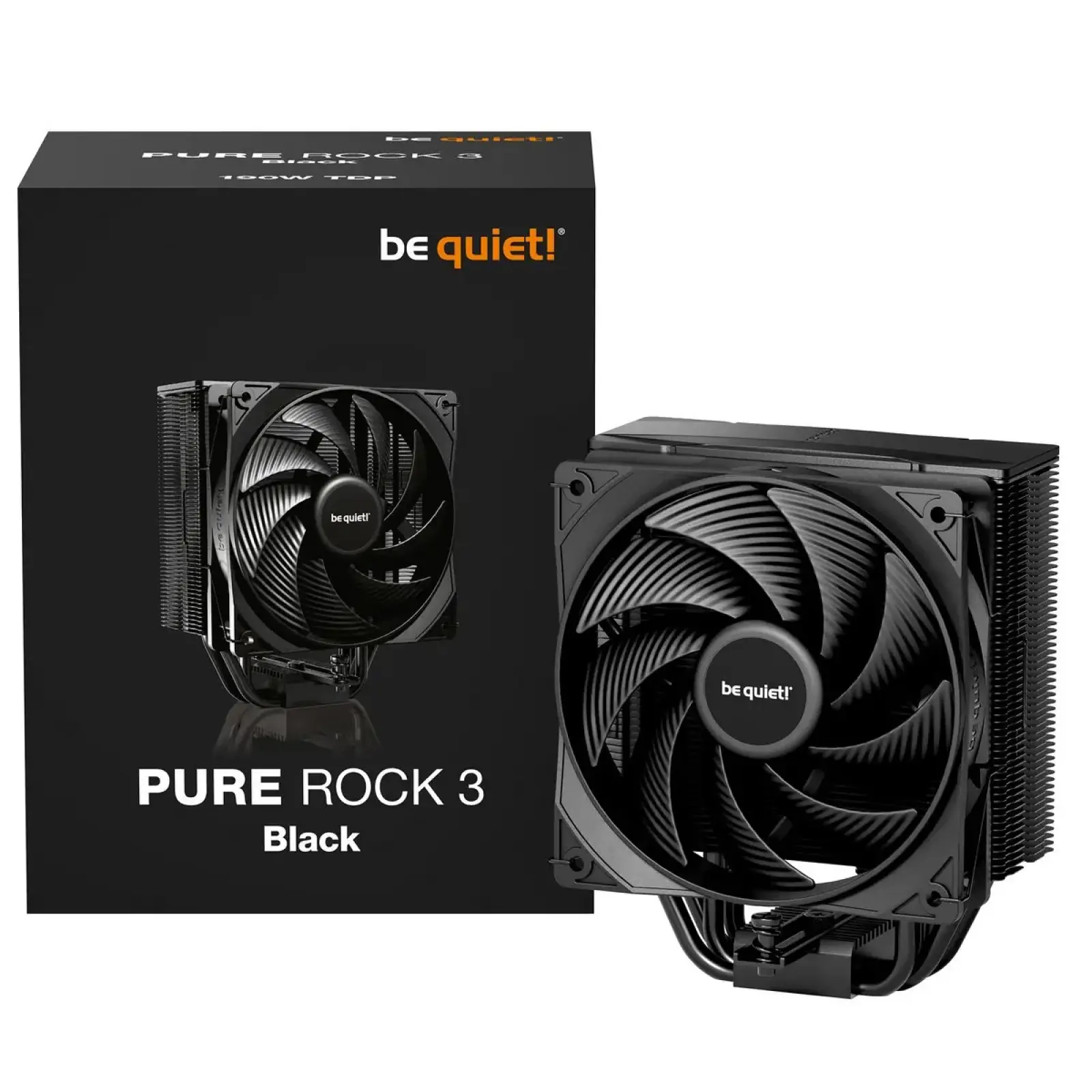 Кулер процессорный Be quiet! Pure Rock 3 Black (BK039) UA