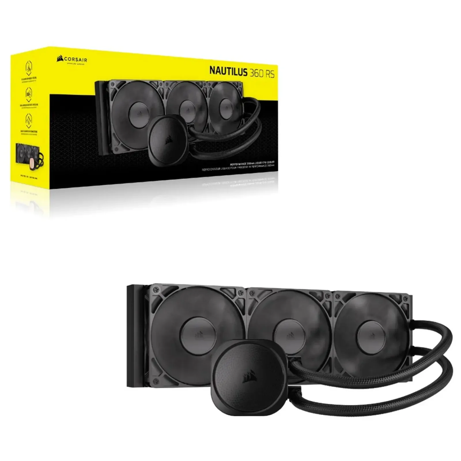 Система водяного охолодження Corsair Nautilus 360 RS (CW-9060089-WW) UA