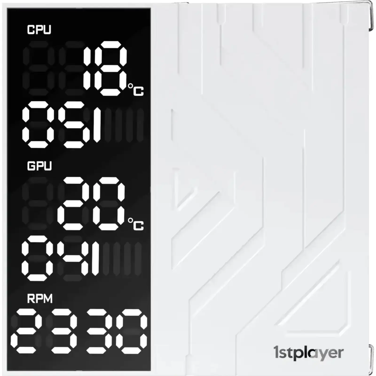 Кулер процесорний 1stPlayer FB12DS-6 White UA