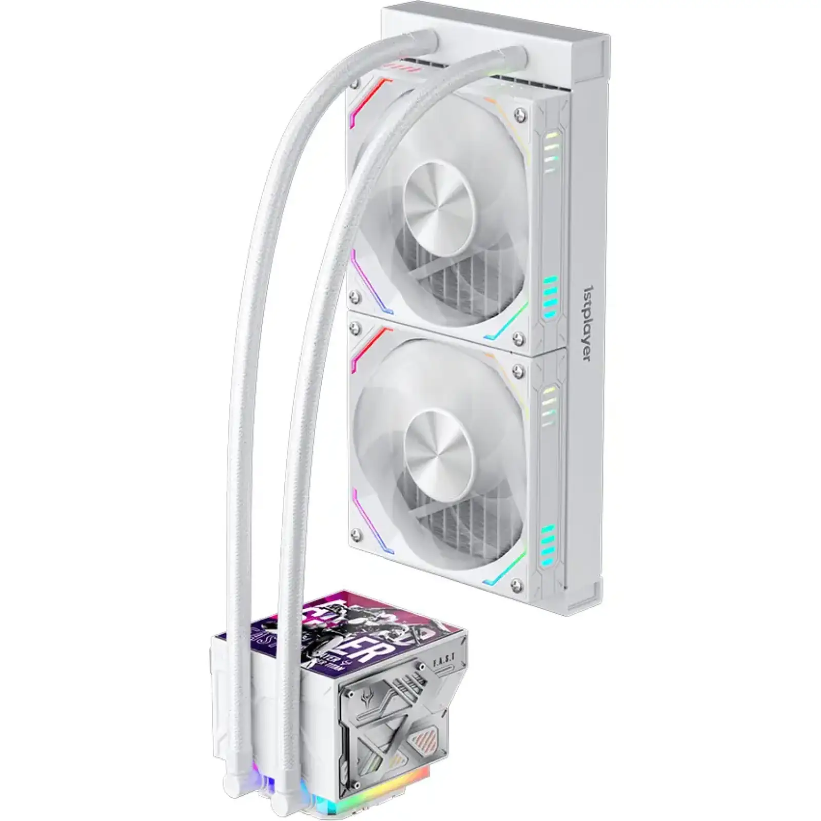 Система водяного охолодження 1stPlayer FT-240 White UA
