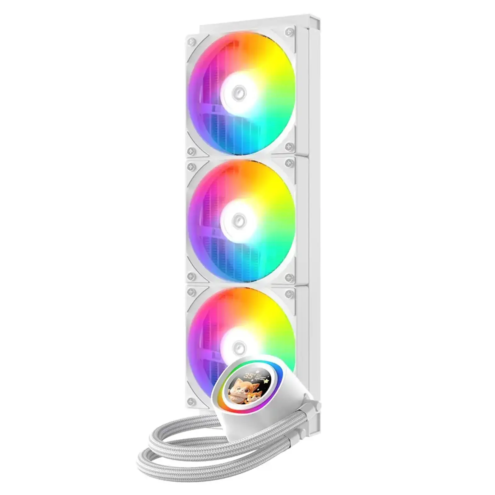 Система водяного охолодження ID-Cooling FX360 LCD White UA