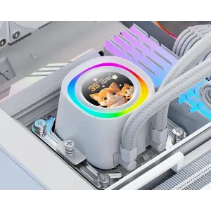 Система водяного охолодження ID-Cooling FX360 LCD White UA