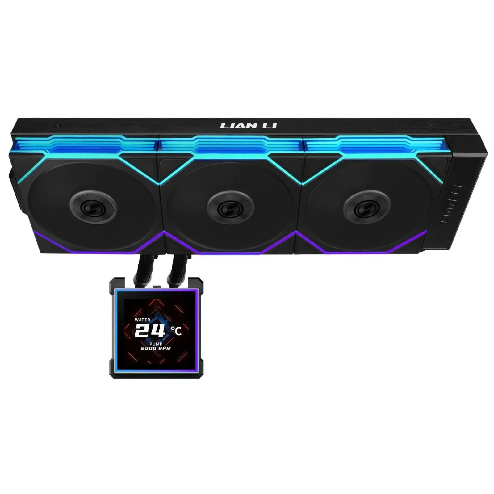 Система водяного охлаждения Lian Li HydroShift II LCD-S 360TL Black (G89.GHS2LCDS36TB.00) UA