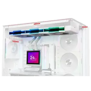 Система водяного охолодження Lian Li HydroShift II LCD-S 360TL White (G89.GHS2LCDS36TW.00) UA