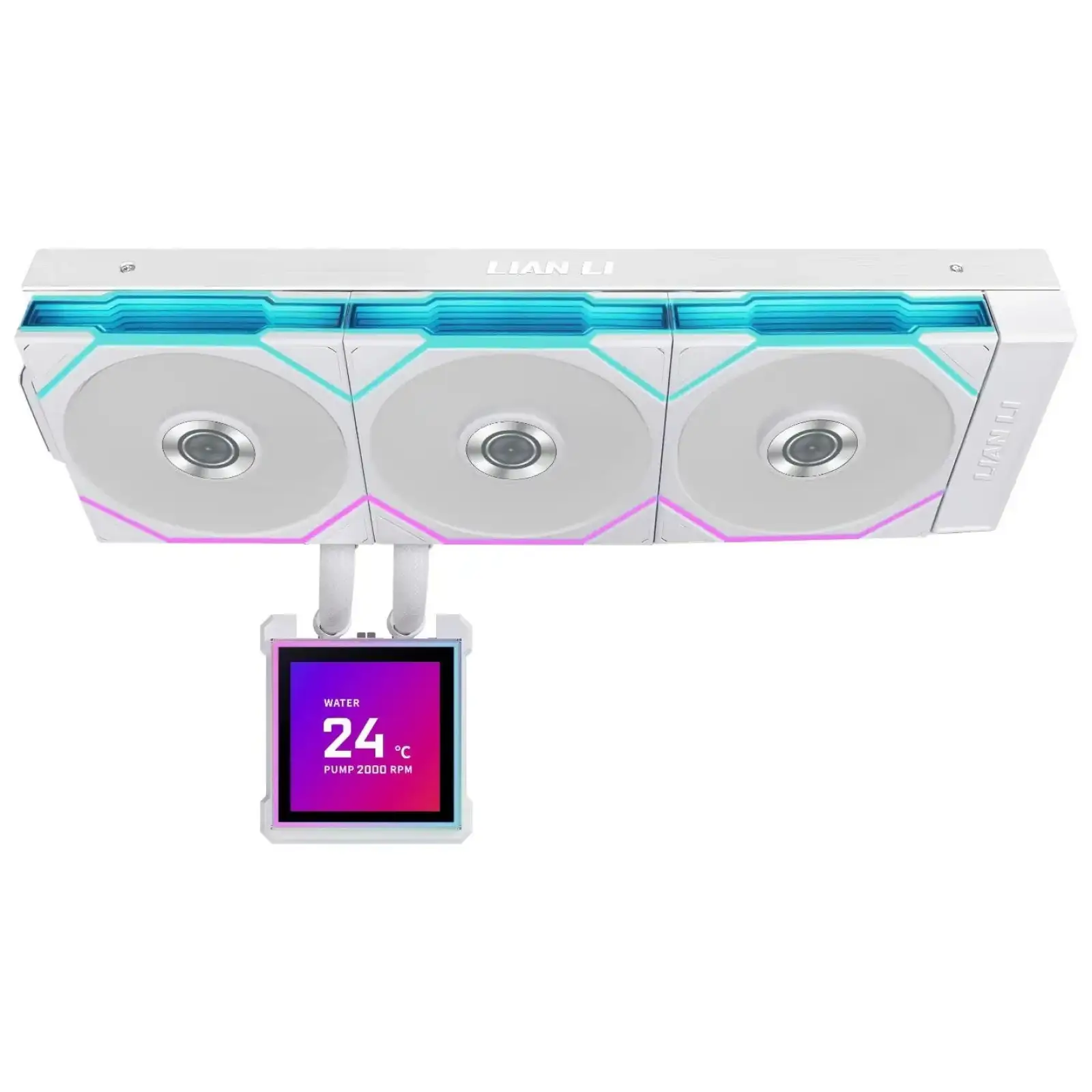 Система водяного охолодження Lian Li HydroShift II LCD-S 360TL White (G89.GHS2LCDS36TW.00) UA