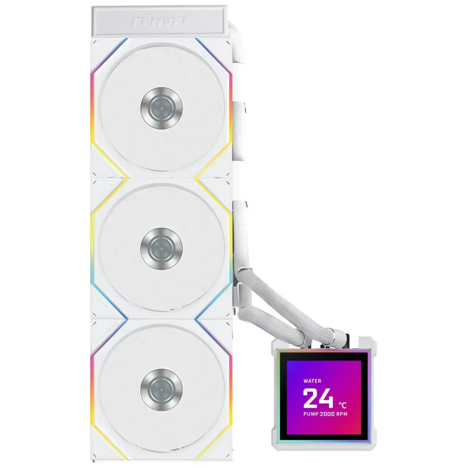 Система водяного охолодження Lian Li HydroShift II LCD-S 360TL White (G89.GHS2LCDS36TW.00) UA