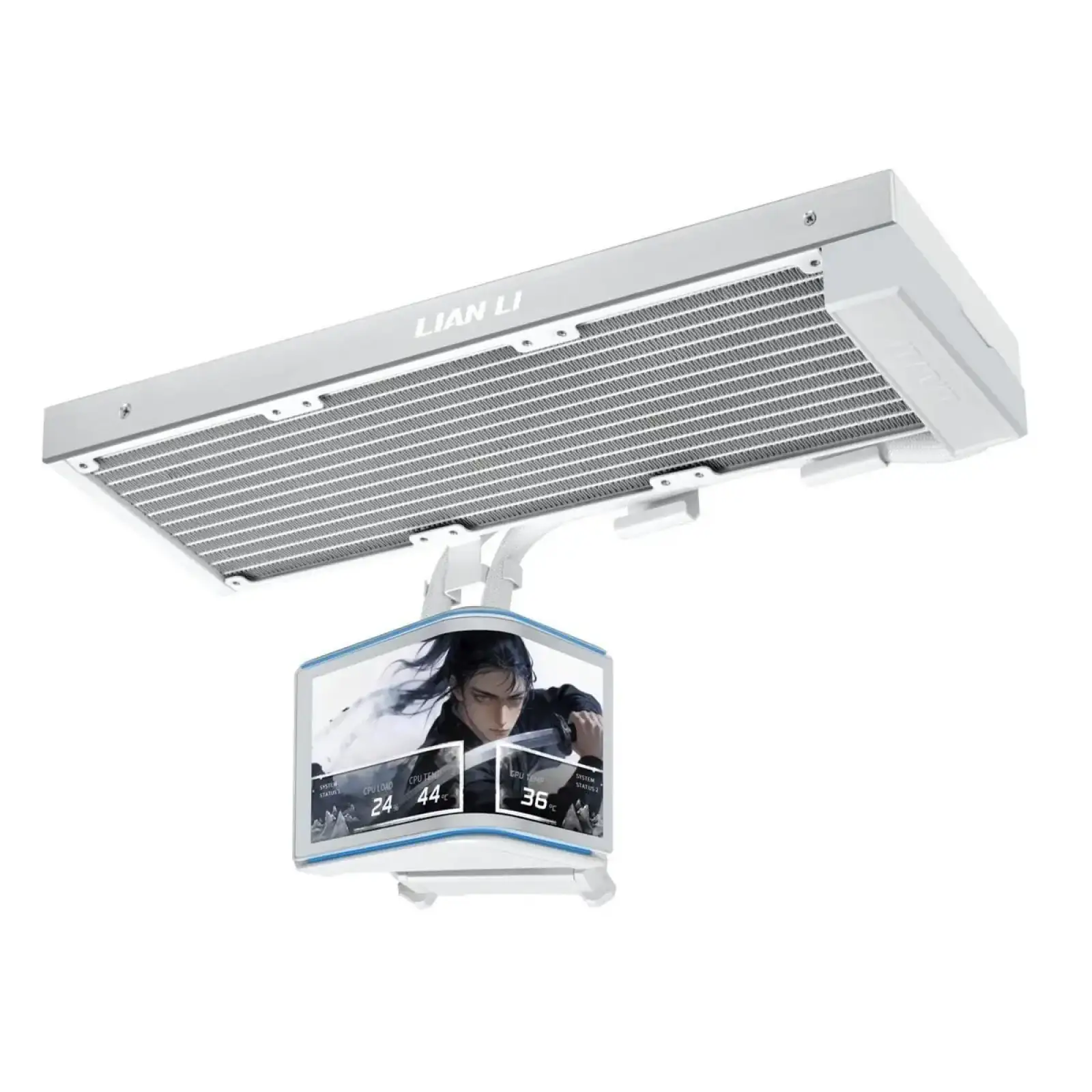 Система водяного охлаждения Lian Li HydroShift II OLED Curved 360 Fanless White (G89.GHS2OLDC36NW.00) UA
