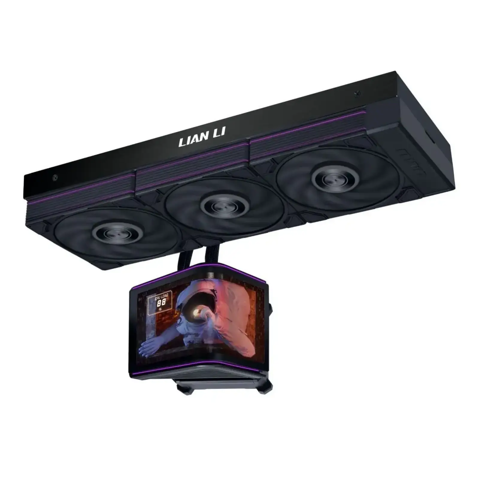 Система водяного охлаждения Lian Li HydroShift II OLED Curved 360 P28 Black (G89.GHS2OLDC36PB.00) UA