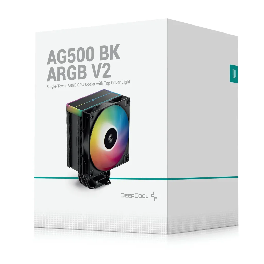 Кулер процесорний DeepCool AG500 BK ARGB V2 (R-AG500-BKAMMN-GJD) UA