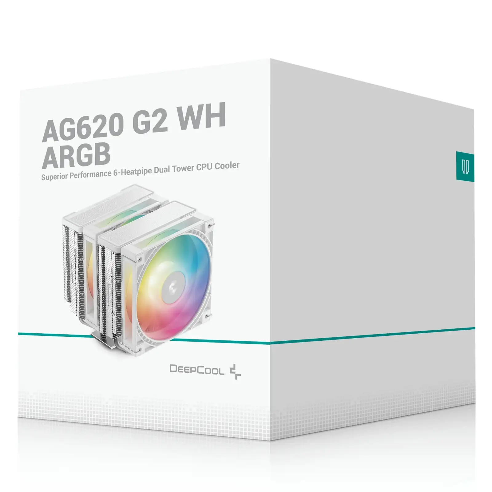 Кулер процесорний DeepCool AG620 G2 WH ARGB (R-AG620-WHAMMG2-G) UA