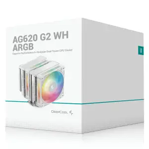 Кулер процесорний DeepCool AG620 G2 WH ARGB (R-AG620-WHAMMG2-G) UA
