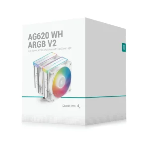 Кулер процессорный DeepCool AG620 WH ARGB V2 (R-AG620-WHAMMN-GJD) UA