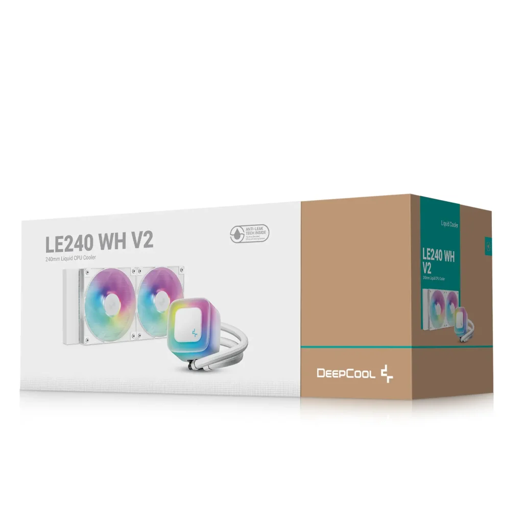 Система водяного охолодження DeepCool LE240 WH V2 (R-LE240-WHAMMN-G-2) UA