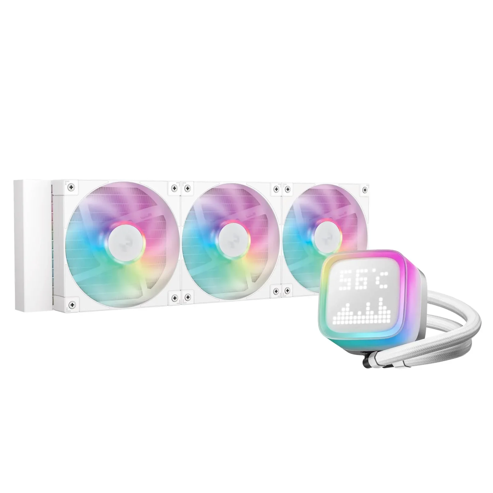 Система водяного охолодження DeepCool LP360 ARGB White (R-LP360-WHMSMC-G-1) UA